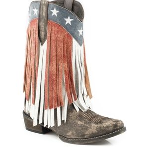 American Flag Boots